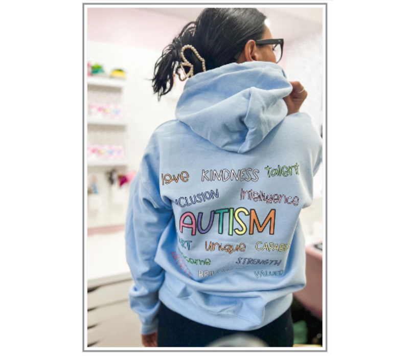 Autism Acceptance Hoodie Sweater XL