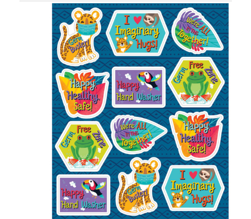 Germ Busters Motivational Stickers