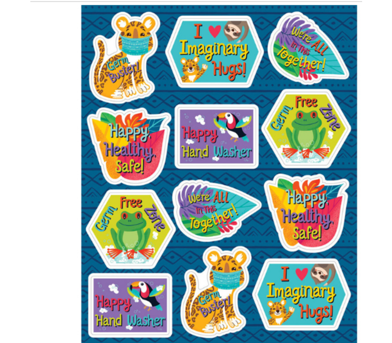Germ Busters Motivational Stickers(D)