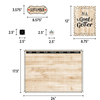 Creative Teaching Press Core Decor Black, White and Wood Calendar Set*