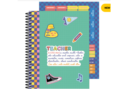 Carson Dellosa We Stick Together Spiral Teacher Lesson Planner*