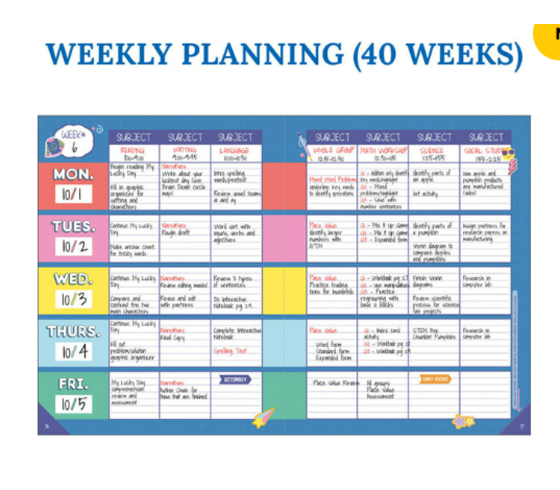 We Stick Together Spiral Teacher Lesson Planner*