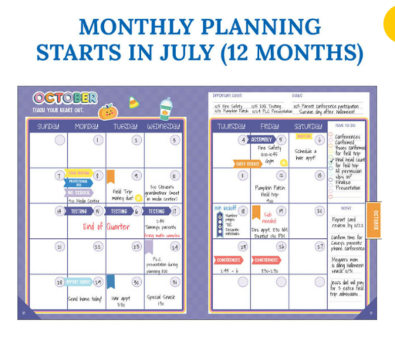 We Stick Together Spiral Teacher Lesson Planner*