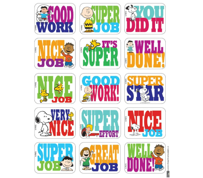 Peanuts Success Stickers (D)*