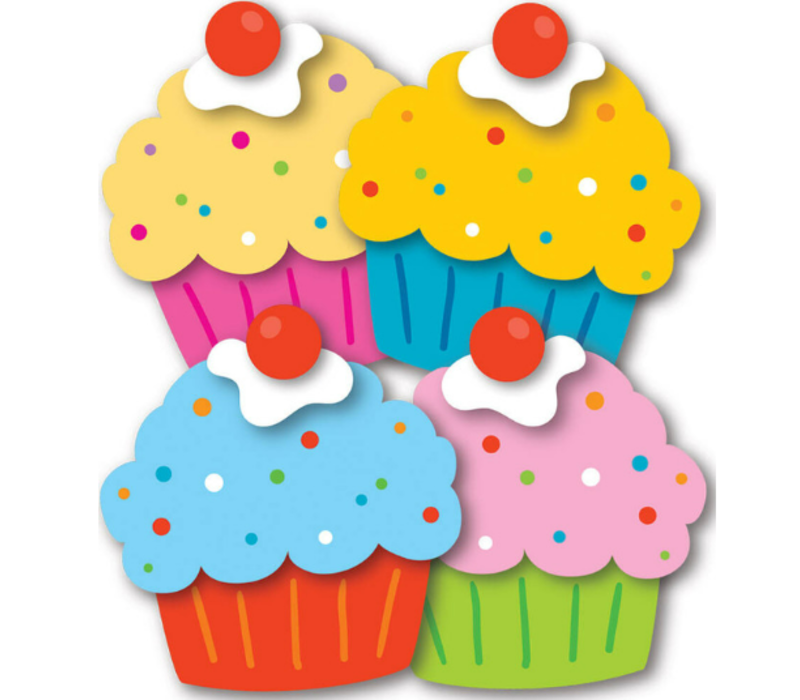 Cupcake Assorted Mini Cutouts