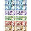 ASHLEY PRODUCTIONS Canadian Dollars Magnetic Currency Set