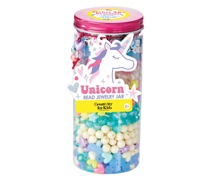 Bead Jewelry Jar Unicorn*