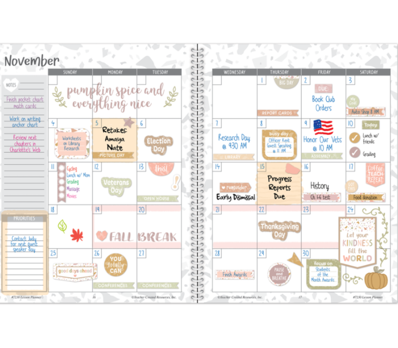 Terrazzo Tones Lesson Planner*