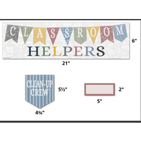 Classroom Cottage Classroom Helpers Bulletin Board*