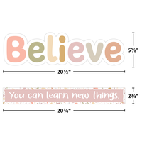 Terrazzo Tones Believe You Can Mini Bulletin Board*