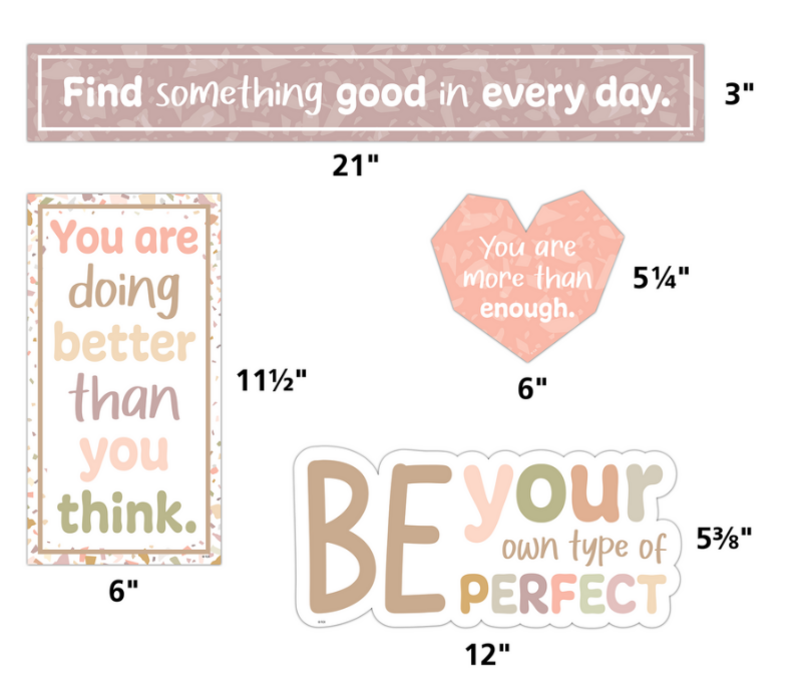 Terrazzo Tones Mini Bulletin Board*