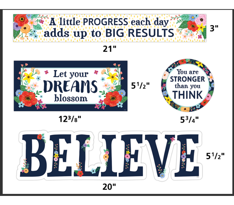 Wildflowers Mini Bulletin Board*