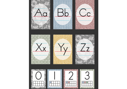 Teacher Created Resources Classroom Cottage Alphabet Bulletin Board*