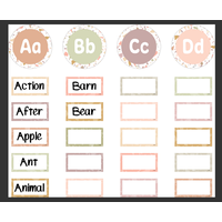 Terrazzo Tones Word Wall Bulletin Board*