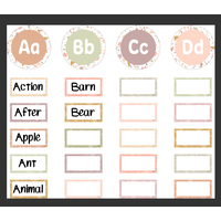 Terrazzo Tones Word Wall Bulletin Board*