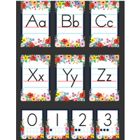 Wildflowers Alphabet Bulletin Board*