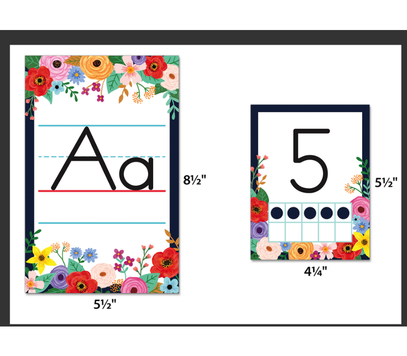 Wildflowers Alphabet Bulletin Board*