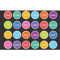 Colorful Magnetic Positive Affirmations*