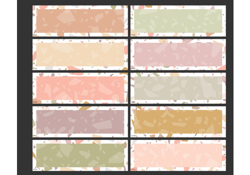 Teacher Created Resources Terrazzo Tones Magnetic Labels Magnetic