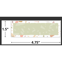 Terrazzo Tones Magnetic Labels Magnetic *