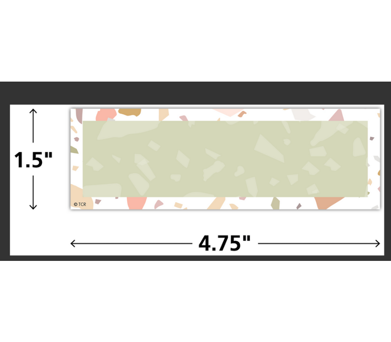 Terrazzo Tones Magnetic Labels Magnetic *
