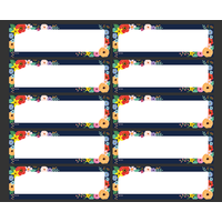 Wildflowers  Magnetic Labels  *