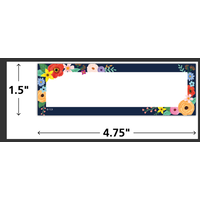 Wildflowers  Magnetic Labels  *