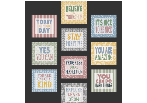 Teacher Created Resources Classroom Cottage Positive Sayings Accents*