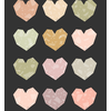 Terrazzo Tones Hearts Mini Accents*