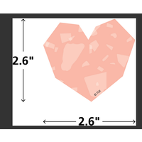Terrazzo Tones Hearts Mini Accents*