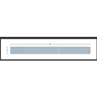 Classroom Cottage Blue Petals Straight Border Trim*