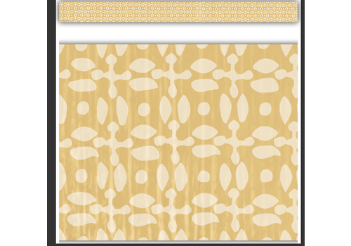 Teacher Created Resources Classroom Cottage Buttercup Straight Border Trim