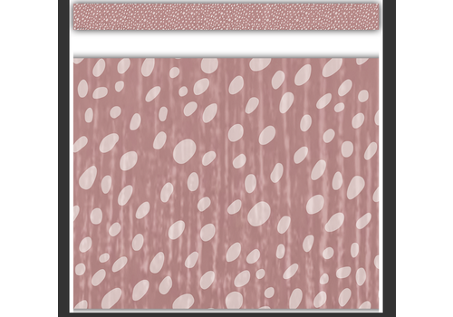 Teacher Created Resources Classroom Cottage Vintage Rose Dots Straight Border Trim*