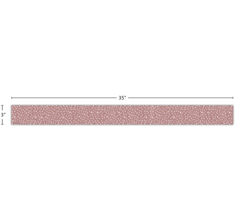 Classroom Cottage Vintage Rose Dots Straight Border Trim*