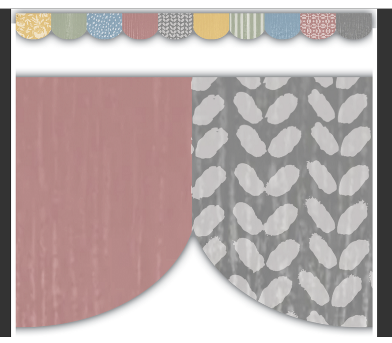 Classroom Cottage Scalloped Die-Cut Border Trim*