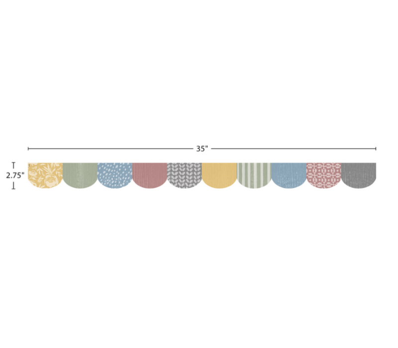 Classroom Cottage Scalloped Die-Cut Border Trim*