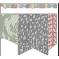 Classroom Cottage Pennants Die-Cut Border Trim*