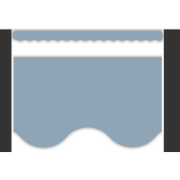 Cottage Blue Scalloped Border Trim*