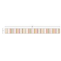 Terrazzo Tones Stripes Straight Border Trim