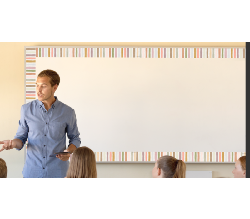 Terrazzo Tones Stripes Straight Border Trim