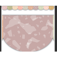 Terrazzo Tones Scalloped Die-Cut Border Trim*