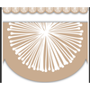 Teacher Created Resources Natural Poms Scalloped Die-Cut Border Trim*