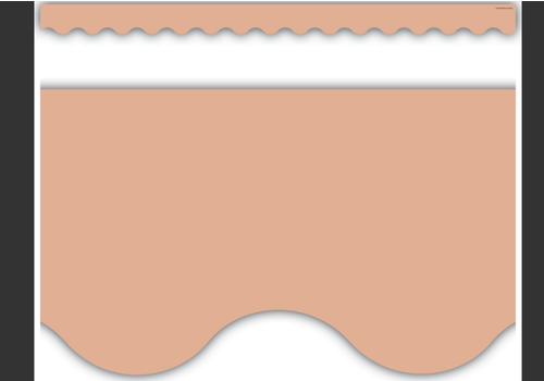 Teacher Created Resources Sedona Sand Scalloped Border Trim