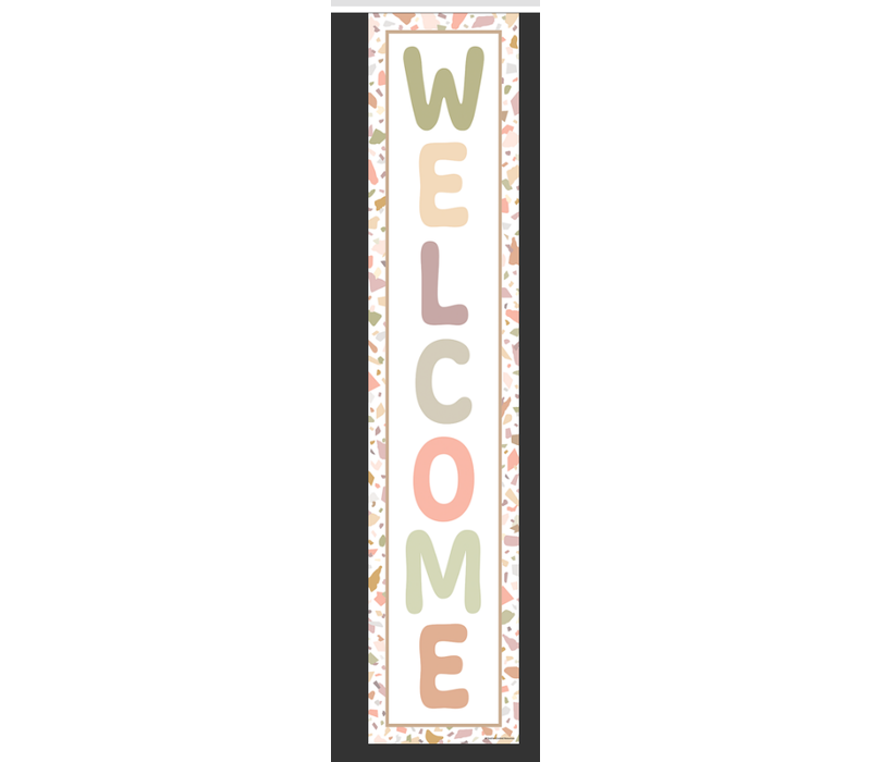 Terrazzo Tones Welcome Banner*
