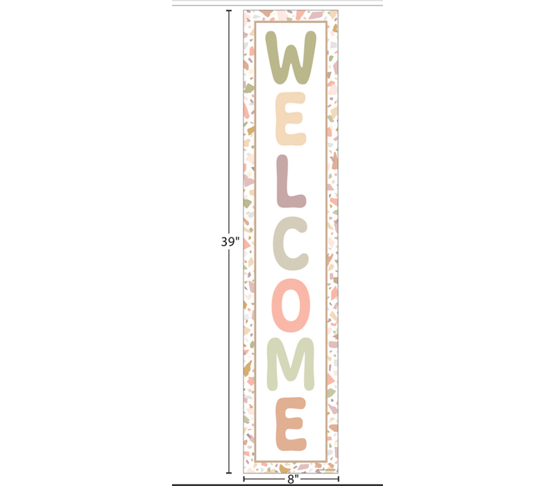 Terrazzo Tones Welcome Banner*