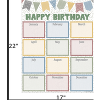 Classroom Cottage Happy Birthday Chart*