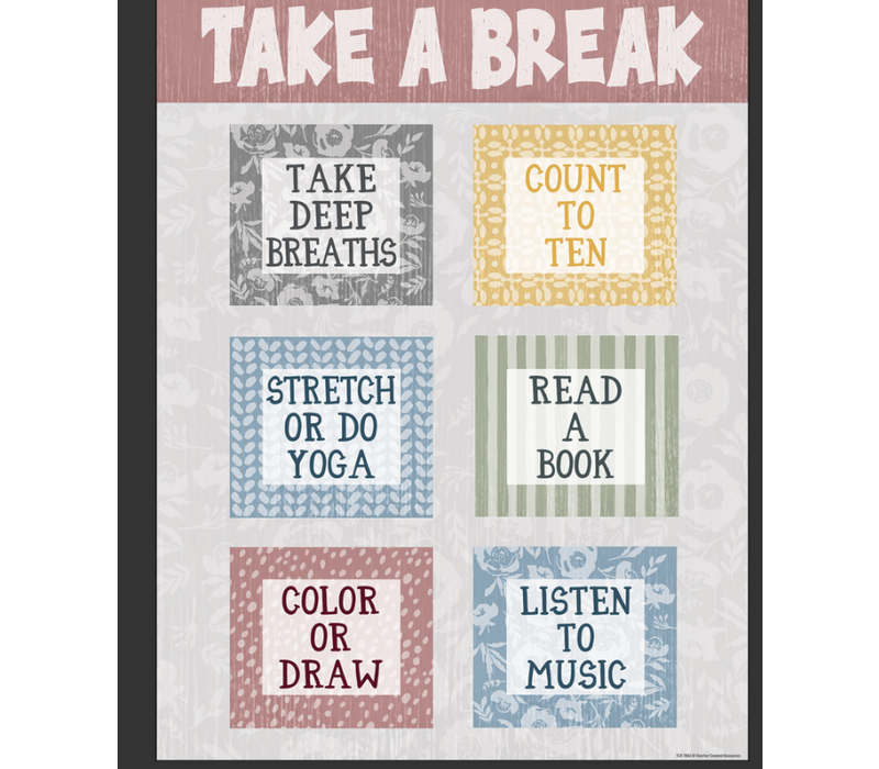 Classroom Cottage Take a Break Chart*