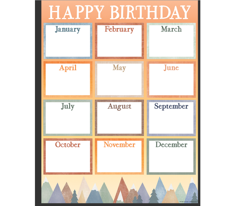 Moving Mountains Happy Birthday Chart*