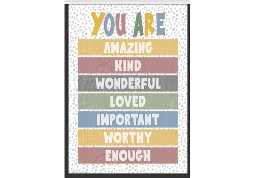 Teacher Created Resources You Are Enough Positive Poster