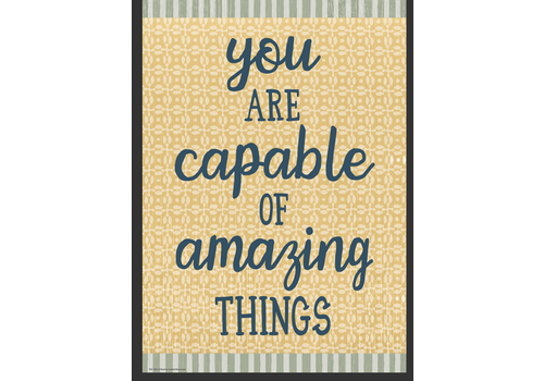 Teacher Created Resources You Are Capable of Amazing Things Positive Poster* Teacher Created Resources You Are Capable of Amazing Things Positive Poster*
